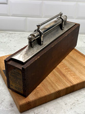 Antique Goodell-Pratt No. 822 Nickel-Plated Adjustable Bench Level –fingerbox picture