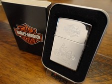 HARLEY DAVIDSON 1960 ELECTRA GLIDE MOTORCYCLE ZIPPO LIGHTER MINT IN BOX 1998 picture