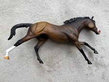 Awesome OOAK Custom Breyer Race Horse Bay Galloping Cigar Thoroughbred picture