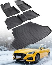 Floor Mats for Hyundai Sonata: 2015-2019 & for Kia Optima 2016-2019, 4PCS | All picture