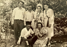 Handsome young men guys & beautiful women girls soviet life ussr vintage photo picture