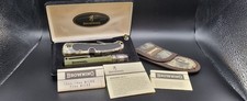 Vintage Browning Kodiak FDT 640 Camo Knife Flashlight Combo Set Mint MIB Seki Ja picture