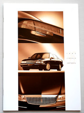LUXURY 1995 LINCOLN CONTINENTAL SALES BROCHURE ~ 38 PAGES ~ 9