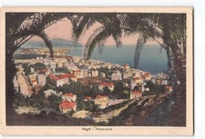 Pegli Genoa Italy Postcard 1931 Panorama View of Town picture