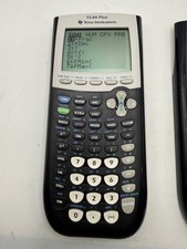 Texas Instruments TI-84 Plus Graphing Calculator w/ Slide Cover Tested Working picture