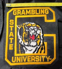 GRAMBLING STATE UNIVERSITY TIGERS Vtg Embroidered Large Patch Rare 1980's HTF picture