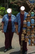 DISNEY AVATAR PANDORA CAST MEMBER SHIRT UNIFORM WINDTRADERS RARE LARGE picture