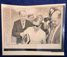 Original 1972 Meyer Lansky Press Photo Mafia Boss Gangster Godfather picture