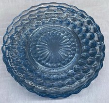 VTG 1940s Anchor Hocking Bubble Sapphire Blue Glass 6.5