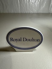 Vintage Royal Doulton Ceramic Dealer / Display Plaque Sign picture