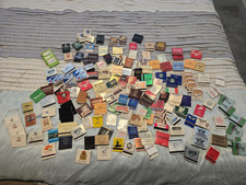 Lot of 170+ Vintage Matchbooks & Matchboxes.  Most unstruck / a few used. picture