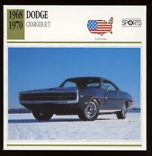 1968 - 1970 Dodge Charger R/T  Classic Cars Card picture