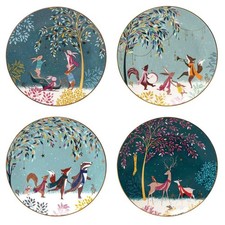 Sara Miller Woodland Tales Plates, Set of 4 picture