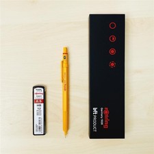 Rotring 600 Mechanical Pencil 0.5mm Yellow Loft Limited w/ HB Lead Japan picture