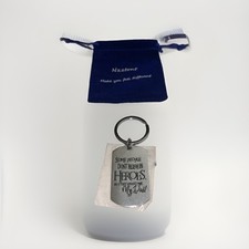 NZZTONT Keychain “Some People Don’t Believe In Hero’s But You Haven’t met My Dad picture