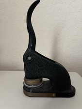 Vintage Cast Iron Corporate Document Circle Seal Press Embosser 720489 ONTARIO picture