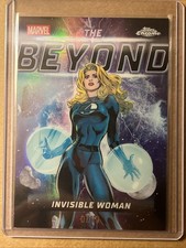 2026 Marvel Topps Chrome The Beyond Invisible Woman Black 7/10 Sue Storm TB-10 picture