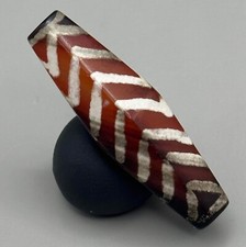Original Ancient Sasanian Etched Carnelian Bead in good Condition Ca. 224 - 651 picture