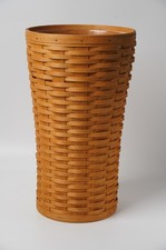 VTG Longaberger 1999 Handwoven Umbrella Basket 17.5