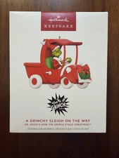 2026 Hallmark Ornament: How The Grinch Stole Christmas A Grinchy Sleigh picture