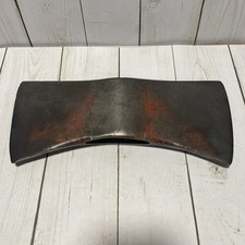 Vintage Bow Tie Double Bit Axe Head 3 1/2 Lbs Forged Steel Rustic Tool picture