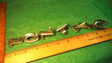 BM75 Pontiac Trunk Lid Letter Emblems Vntge 1968-70 #7732260-66 LeMANS TEMPEST picture