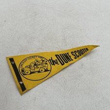 VTG Original Dune Scooter Oregon Coast Highway Pennant Man Cave Decor Rat Rod picture