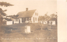 c.1910 RPPC Hon. James M. Wright Home Foster RI picture