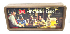 Vintage Miller High Life It's Miller Time Beer Sign picture