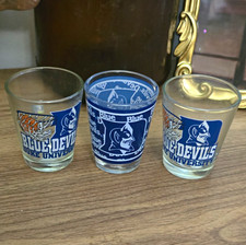 Duke Blue Devils Decorative Painted Clear Glass Shot Glass Set, 3-Piece picture