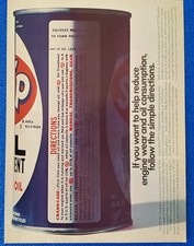 Original 1976 STP Oil Treatment Print Ad - Vintage Automotive Art Garage Decor picture