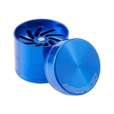 Aerospace Toothless Grinder 4 Piece Aircraft Grade Aluminum 63mm Royal Blue picture