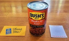 Bush’s Beans custom empty Can 1/1 LIMITED EDITION Promo NEW Rare collectible picture