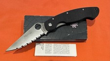 Spyderco Military C36GSE, CPM-440V, Vintage, BNIB, Spyder Edge picture