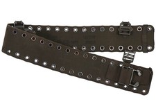 Large German Bundeswehr OD Green Harness Belt Suspender Hooks Webbing Field Gear picture