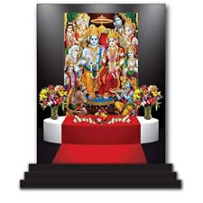 Ram Darbaar Car Dashboard Idols Figurine Showpiece 10 cm x 12 cm x 1 cm picture