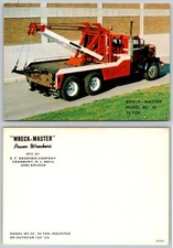 Continental Wreck-Master Tow Truck Autocar WC-30 Cranbury New Jersey Postcard picture
