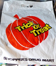 Vintage Halloween Trick Or Treat Carry Bag-Shoppers Drug Mart picture