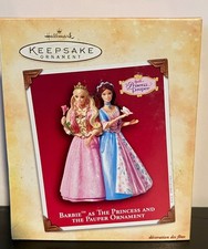 NIB~ Hallmark 2004 Barbie as the Princess and the Pauper Keepsake Ornament picture
