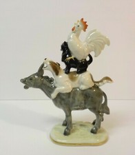 Whimsical Hutschenreuther Germany Bremen Town Musicians Porcelain Figurine picture