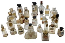 Lot O 29 Antique / Vtg Mostly FRENCH Paris Perfume Bottles Miniature assort.Read picture