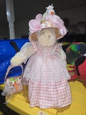 Vtg Bunnies By The Bay Cricket Bunny Plush 18” Easter Peep A Boo 2003 Hallmark  picture