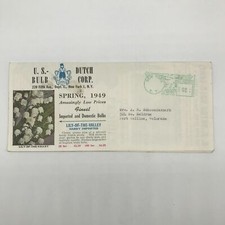 1949 U.S.-DUTCH BULB CORP. Quad Fold Mailer Mail Order Catalog with Order Form picture