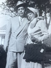 1940s African American Couple Fashion Portrait Black Americana picture