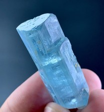 73 Carat Blue Aquamarine Crystal Specimen From Pakistan  picture