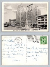 Augusta, GA-Georgia, Broad Street Main Business District Vintage c1944 Postcard picture