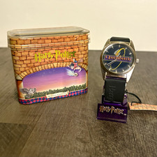 Vintage 2001 Harry Potter “Quidditch” Watch New w/ Tags + Tin (Complete) picture