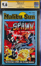 Malibu Sun #13 CGC 9.6 SS Signed Todd McFarlane Spawn Error Edition picture