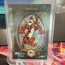 Topps 2023 Topps Chrome Disney 100 Winnie the Pooh Tigger WP-2 Speckle 62/100 picture