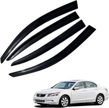 4PCS Rain Guards Side Window Visor Vent Outside Mount Fits for Honda Accord 2008 picture